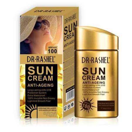Dr.%20Rashel%20Sunscreen%20-%20SPF%20100%20PA+++%20SUN%20CREAM%20GOLD%20ANTI%20AGEING%20SPF%20100%20(80%20-%20Image%202