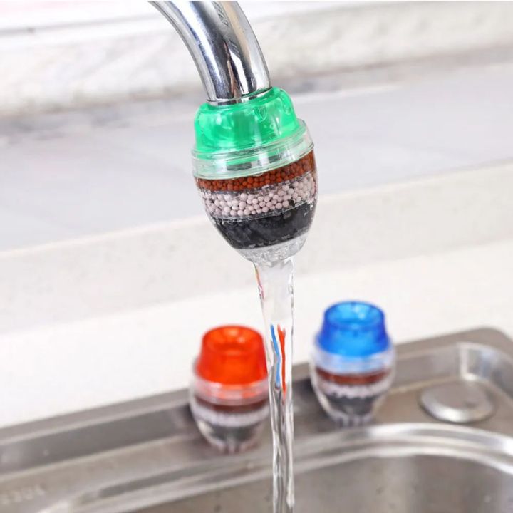 Filter Rinse Water Home Kitchen Clean Faucet Tap Activated Carbon Water Purifier 5 Layer ...