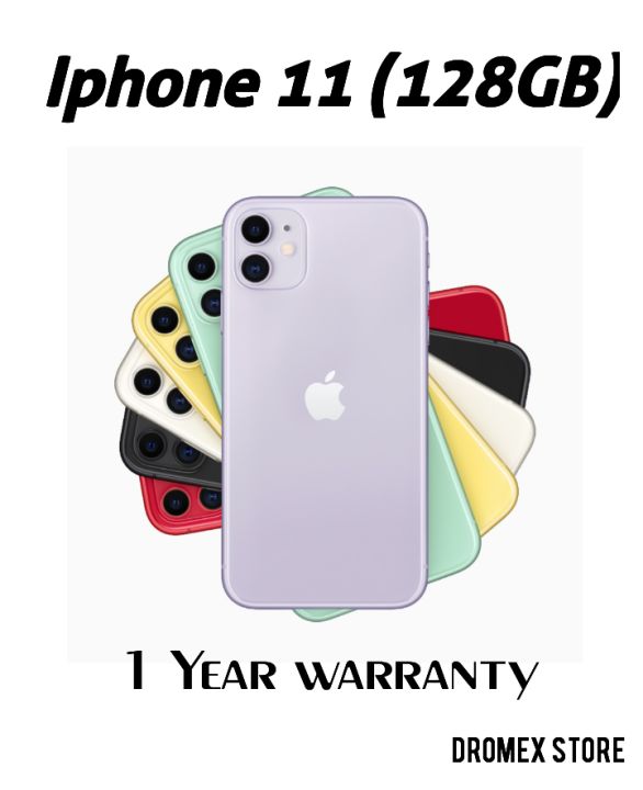 Iphone 11 (128GB) with 1 year warranty