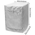 1PC Waterproof Dustproof sun protection dryer Cover Household Protective cover Washing machine cover Laundry Silver Coated Cover.