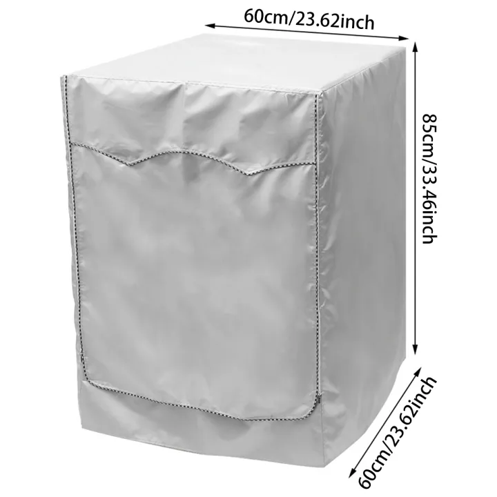 1PC%20Waterproof%20Dustproof%20sun%20protection%20dryer%20Cover%20Household%20Protective%20cover%20Washing%20machine%20cover%20Laundry%20Silver%20Coated%20Cover%20-%20Image%206