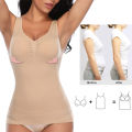 Women Tummy Control Tank Tops Slimming Body Shaper Waist Trainer Corset with Padded Bra Shaperwear Compression Camisole Vest. 