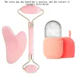 3pcs Ice Face Roller Facial Skincare Ice Roller Set,Facial Roller GuaSha FaceTool Set,Face Massage Roller Lifting Contouring. 