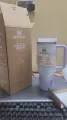 Stanley Tumbler 40 Oz. 1200ML Stanley Cup. Stainless Steel Vacuum Insulated Tumbler mugs with straw. Leak Proof Water bottle. Stanley Quencher. Hot and Cold Beverages.  Thermos Travel Mugs Coffee Mug Gym Mug Driving Cup. 