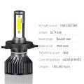 Car LED headlight mini no fan all in one headlight h1h4 led fog light. 