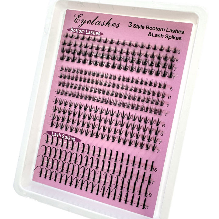 Bottom(6-7mm)&Spiky%20Lashes%20Clusters%20Volume%20Individual%20Lashes%20Cluster%20Extensions%20Spikes%20Lashes%20Clusters%20DIY%20Fairy/Manga%20Eyelash%20-%20Image%203