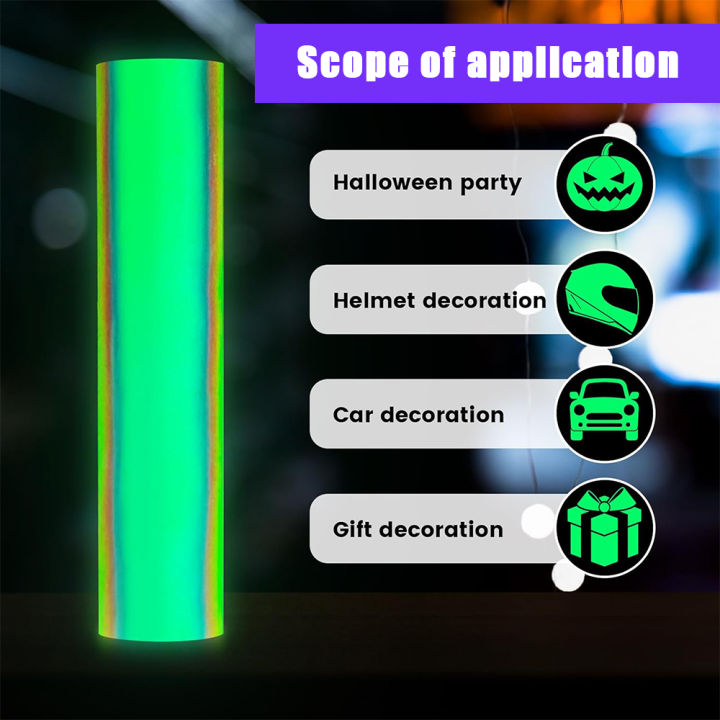 Glow-in-the-dark,%20permanent%20vinyl,%204%20colors%20-%2010%20inches%20x%2012%20inches,%20glow-in-the-dark,%20thermal%20transfer,%20DIY%20self-adhesive%20vinyl%20-%20Image%205