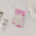 Korean Style Cute Transparent Zipper Card Holder 3 Inch Photo Sleeve Student ID Badge Pendant Storage Pouch Clear Card Case. 
