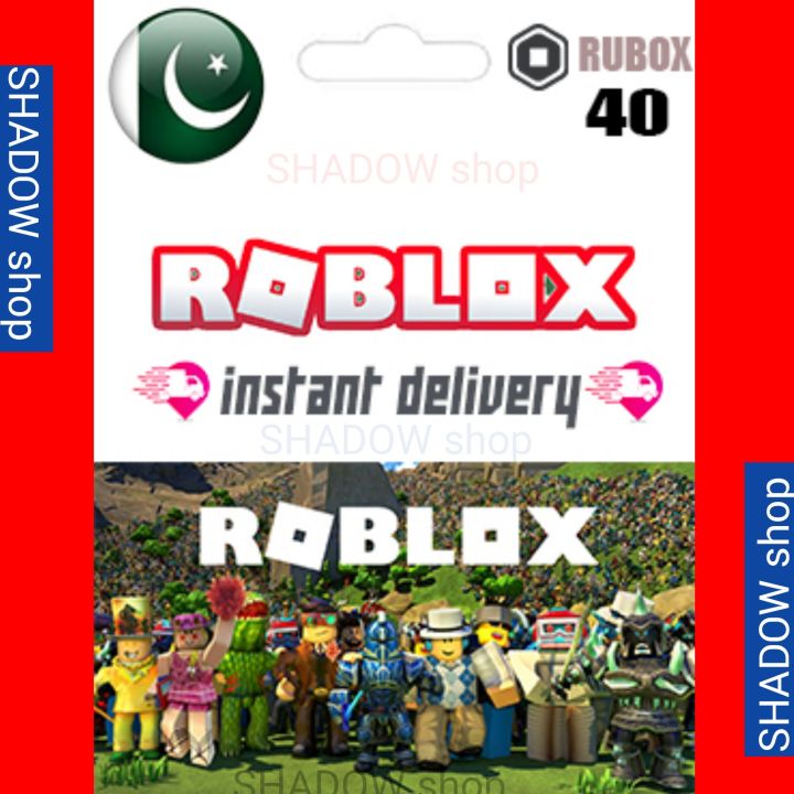 Roblox robux pack of 40 / buy on Whatsapp Username and password must required/ Instant delivery