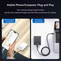 Portable SSD, 1TB External Solid State Drive, Speeds Up to 550MB/s, USB 3.2 Gen 2, Reliable Storage for Gaming, Students.