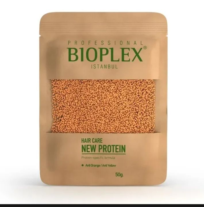 50g Bioplex Hair Protein Treatment No Damaged Hair For Bleaching and Colouring Golden Protein Balls - Create Beautiful Blonde