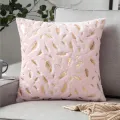 New Short Fleece Cushion Cover Plush Pillow Case Winter Warm Fluffy Sleeping Pillowcase Home Bed Cushion Pillow Cover 45*45cm. 