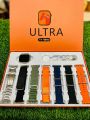Ultra 7 in 1 Strap Smartwatch 49mm | Series 8 Ultra Smart Watch 49mm with 7 pair Stras | LAXASFITULTRA 7 IN 1 Strap | BIG 2.01 INFINITE DISPLAY | Bluetooth Calling | Sports Mood. 