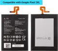 BL-T35 100% Original Battery For Google Pixel 2XL BLT35 pixel 2 xl Capacity-3520mAh. 