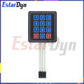 4 12 16 20 Key Button Membrane Switch 1x4 3x4 4x4 4x5 Keys Matrix Array Keyboard Keypad Control Panel DIY Kit For Arduino. 