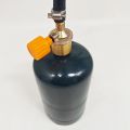 Gas Cylinder Filling Gas Adapter with ON-Off Control Valve Propane Extension Hose Copper Propane Refill Hose for Outdoor Camping. 