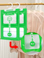 10Pcs Moisture Absorber Hanging Bag Moldproof Wardrobe Antihumidity Bags Dry Bag Dehumidification For Closet Indoor Desiccant.