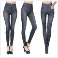 Women Jean Leggings Fitness Pants High Waist Gym Leeggings High Elastic Hip Liftting Fashion Slim Running Cycling Yoga Tights.