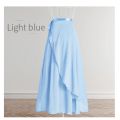 Chiffon Ballet Tutu Dance Skirt Dance Skate Wrap Scarf Gymnastics Ballerina Lyrical Long Ballet Skirt Ballet Dance Dress Women.