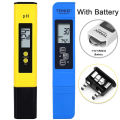 PH Meter & TDS Meter Digital Water Quality Tester 0-14 PH Meter Tester 0-9990PPM TDS&EC LCD Water Purity PPM Aquarium Filter.