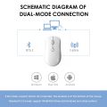 Wireless Mouse Ergonomic Rechargeable 2.4G Bluetooth Optical PC Laptop Cordless Mice for Windows Computer Office. 
