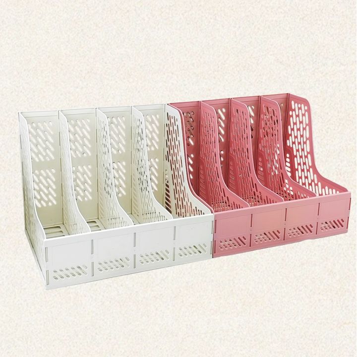 File Frame Desktop Folder Rack Office Desk File Storage Box Basket File ...