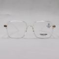 Tom Ford frame prescription glasses white colour unique shape. 