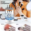 Electric USB Makeup Brush Cleaner & Dryer Kit | Automatic Spin Makeup Brush Washing Machine | Quick Dry Makeup Brush Cleaner | Portable Electric Brush Cleaner for Foundation, Powder & Eyeshadow Brushes | Beauty Tool for Women. 