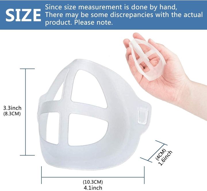 3D%20Mask%20Bracket%20Inner%20Support%20Frame%20for%20Face%20Mask%20Protect%20Lipstick,%20More%20Space%20Nose%20Protection%20Stand%20Holder%20Cool%20Smoothly%20Breathing%20Mask%20Guards%20for%20Under%20Mask%20Mask%20Accessories%20-%20Image%204