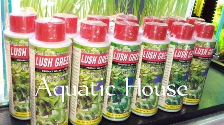 Lush green liquid fertilizer for aquarium plant growth 260ml Daraz.pk