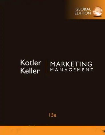 Marketing Management book by Philip Kotler 15th Edition
