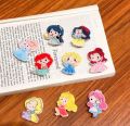5 pcs/ set Random Disney princess hair pins Cute acrylic clip Hair accessories girls. 
