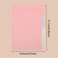 4 Pcs Colorful Separator Sheets A5 File Dividers Paper Dividers Loose Leaf Page Markers Binder Tabs Index Classified Labels. 