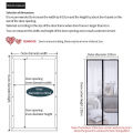 Mosquito Net Curtain Magnets Door Mesh Insect Sandfly Netting with Magnets on The Door Mesh Screen Automatic Closing Door Screen.