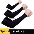 3 pairs of neutral sleeves, summer sunshade arm guards, sleeves, high elasticity sleeves, suitable for outdoor activities such a. 