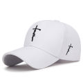 Unisex Graffiti Baseball Cap Hiphop Outdoor Sun Hat Adjustable Cross Embroidery Baseball Cap for Men Women. 