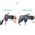 Car Battery Terminal Clip-on Cigarette Power Socket Adaptor 12v Camping xmas.