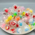 30/50 Pcs 32mm Transparent Eggshell Mixed Toy Kids Birthday Party Favor Pinata  Bag Filler Carnival Christmas  Reward. 