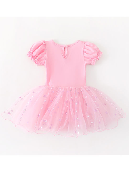 Girls%20Beaded%20Dress%20Stretch%20Breathable%20Short%20Sleeve%20Ballet%20Tutu%20Bodysuit%20for%20Dance%20Performance%20Kids%20Costume%20Size%20100-140%20-%20Image%204