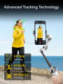 AOCHUAN Smart X2 Handheld Gimbal 3 Axis Stabilizer Built-in 20cm Extension Rod LED Display Phone Holder For iPhone Smartphone.