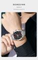 SKMEI 9302 high quality silver mens quartz watch authentic Stainless steel band 3 dials Chrono vintage business wrist watch. 