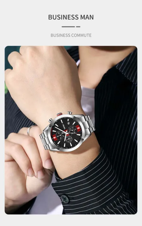SKMEI%209302%20high%20quality%20silver%20mens%20quartz%20watch%20authentic%20Stainless%20steel%20band%203%20dials%20Chrono%20vintage%20business%20wrist%20watch%20-%20Image%207