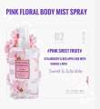 Sweet Night Perfume Fresh Fragrance Body Mist 100ml- Pink Floral.