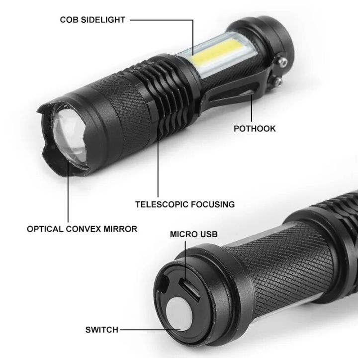 LED%20Strong%20Light%20Flashlight%20USB%20Rechargeable%20Mini%20Portable%20Ultra%20Bright%20Pocket%20Small%20Home%20Remote%20Outdoor%20Lighting%20Small%20Handligh%20-%20Image%203