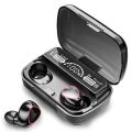 M10  Airpods _ with Super Sound & High Quality Touch Sensors True Stereo Headphones with Bluetooth Wireless Earbuds , Charging Case Sport Headset for all Bluetooth Smart devices.. 