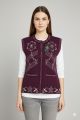 Crystal Wool ladies Sweater without Sleeves. 