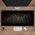 Product Chart Mode Gaming Mouse Pad Stock Market Forex Coin Trader Table Pad Investor HD Candlestick Pattern Art Table Pad. 