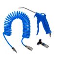 Car Air Duster Spray Gun with 5m Coiled Hose Truck Dust Blower Clean Nozzle Blow Spray Tool Kit Spray Gun Cleaning(blue). 