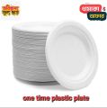 One Time Plastic Plate (large-10") - 50 ps.