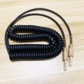 Universal 3.5mm Replacement Audio AUX Cable Coiled Cord for Marshall stockwell Woburn Kilburn II MS2 Speaker Male to male Jack. 